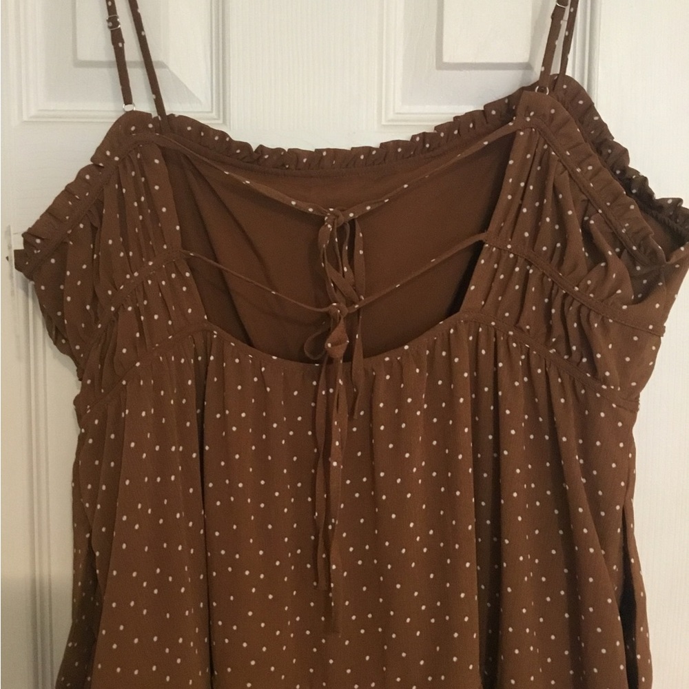 NWT Sophia Cami Tiered Madewell MIDI Dress In Dots- Size 16 - Picture 6 of 16